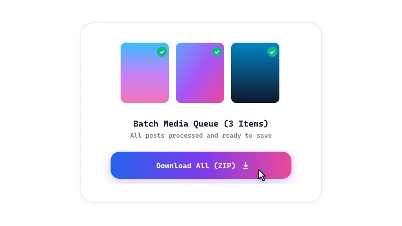 Save your media files