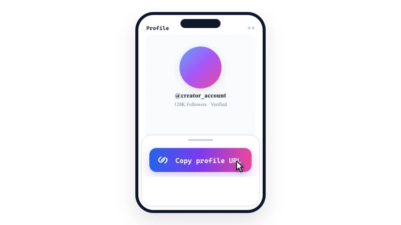 Enter username or link