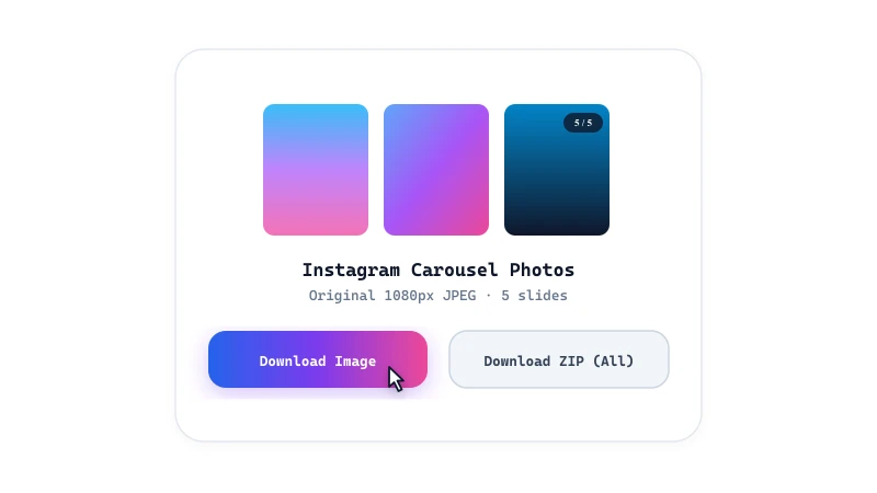 Save your photo or ZIP